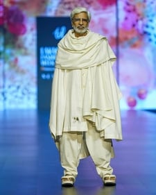 A designer’s father opened the show at LFW (Photo: Instagram) A designer’s father opened the show at LFW (Photo: Instagram)