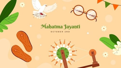 This year, India celebrates the 155th birth anniversary of Bapu. (Freepik) This year, India celebrates the 155th birth anniversary of Bapu. (Freepik)