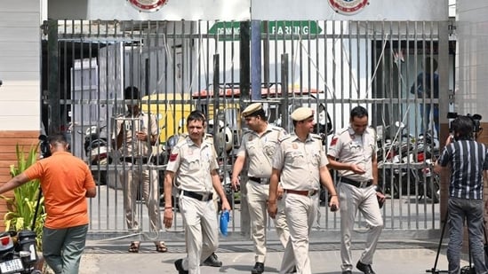 Civil Lines police station in New Delhi. (Arvind Yadav/HT Photo)
