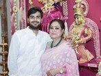 Tina Ambani with her younger son, Jai Anshul Ambani Tina Ambani with her younger son, Jai Anshul Ambani