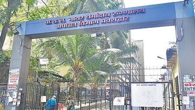 . The BMC, which runs Nair hospital, had suspended the professor against whom a slew of complaints was made, last week. (Anshuman Poyrekar/HT PHOTO)