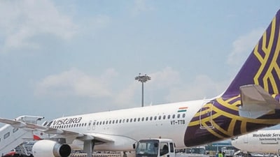 Airline officials said even though Vistara will cease to exist from November 12, its aircraft, routes and crew will continue to operate as they do at least till March. (HT Photo) Airline officials said even though Vistara will cease to exist from November 12, its aircraft, routes and crew will continue to operate as they do at least till March. (HT Photo)