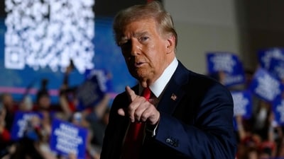 Donald Trump said that Iran was in check till he was the US President. (Getty Images via AFP)