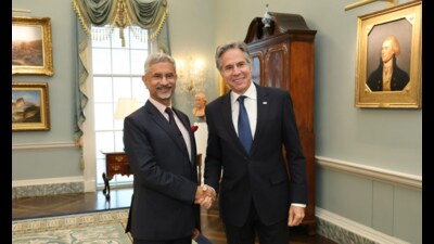 External affairs minister S Jaishankar and US Secretary of State Antony J Blinken. (X) External affairs minister S Jaishankar and US Secretary of State Antony J Blinken. (X)