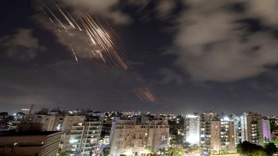 Israel's Iron Dome anti-missile system intercepts rockets after Iran fired a salvo of ballistic missiles, as seen from Ashkelon, Israel, October 1, 2024 REUTERS/Amir Cohen (REUTERS) Israel's Iron Dome anti-missile system intercepts rockets after Iran fired a salvo of ballistic missiles, as seen from Ashkelon, Israel, October 1, 2024 REUTERS/Amir Cohen (REUTERS)