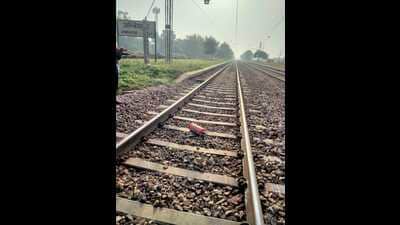 Fire extiguisher found on tracks. (Sourced)