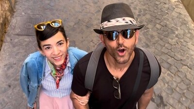 Saba and Hrithik celebrate 3 years of being in love Saba and Hrithik celebrate 3 years of being in love