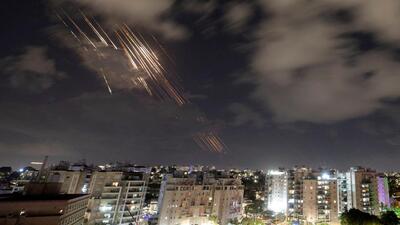 Israel's Iron Dome anti-missile system intercepts rockets fired by Iran on October 1. (Reuters Photo) Israel's Iron Dome anti-missile system intercepts rockets fired by Iran on October 1. (Reuters Photo)