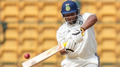 Sarfaraz Khan does what Sachin, Gavaskar, Rohit couldn't, becomes first to hit Irani Cup double century for Mumbai (PTI) Sarfaraz Khan does what Sachin, Gavaskar, Rohit couldn't, becomes first to hit Irani Cup double century for Mumbai (PTI)