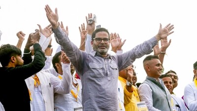Patna: Jan Suraaj founder Prashant Kishor during the formal launch of his new political party. (PTI) Patna: Jan Suraaj founder Prashant Kishor during the formal launch of his new political party. (PTI)