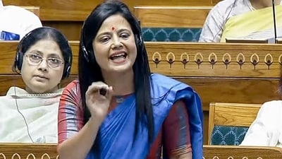 TMC MP Mahua Moitra. (ANI) TMC MP Mahua Moitra. (ANI)