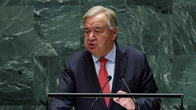 United Nations Secretary-General Antonio Guterres urged for a ceasefire in Lebanon, highlighting the importance of maintaining sovereignty. (Reuters)