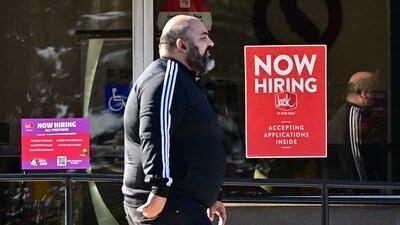 ADP data showed that private sector employment rose by 143,000 jobs, significantly higher than the 120,000 figure that a consensus by Briefing.com expected. (AFP) ADP data showed that private sector employment rose by 143,000 jobs, significantly higher than the 120,000 figure that a consensus by Briefing.com expected. (AFP)