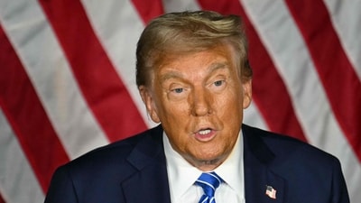 Donald Trump asserts he ‘would not support a federal abortion ban' (Photo by Jim WATSON / AFP) (AFP) Donald Trump asserts he ‘would not support a federal abortion ban' (Photo by Jim WATSON / AFP) (AFP)
