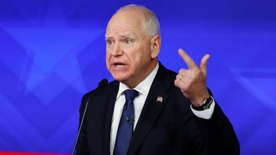 Tim Walz trolled for appearing ‘uncomfortable’ and ‘nervous’ during debate (Photo by CHIP SOMODEVILLA / GETTY IMAGES NORTH AMERICA / Getty Images via AFP) (Getty Images via AFP) Tim Walz trolled for appearing ‘uncomfortable’ and ‘nervous’ during debate (Photo by CHIP SOMODEVILLA / GETTY IMAGES NORTH AMERICA / Getty Images via AFP) (Getty Images via AFP)