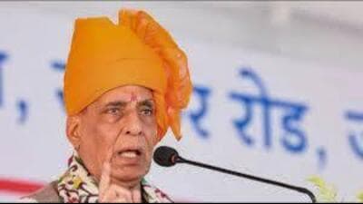 Union defence minister Rajnath Singh. (HT File)