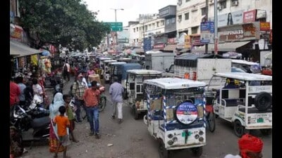 Uttar Pradesh currently has 8,49,300 electric vehicles plying on its roads, of which 6,55,076 or nearly 77% are e-rickshaws. (File) Uttar Pradesh currently has 8,49,300 electric vehicles plying on its roads, of which 6,55,076 or nearly 77% are e-rickshaws. (File)