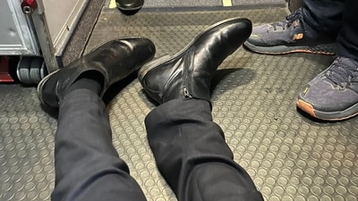 In a post on X, Frank Gardener, BBC's security correspondent, said that he was not provided a wheelchair to move around on a flight from Poland to London. (X/FrankRGardner) In a post on X, Frank Gardener, BBC's security correspondent, said that he was not provided a wheelchair to move around on a flight from Poland to London. (X/FrankRGardner)