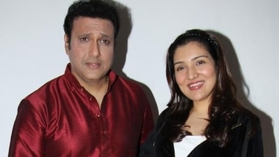 Govinda and his daughter Tina Ahuja during a photo shoot in Mumbai on Nov 23, 2015. (IANS) Govinda and his daughter Tina Ahuja during a photo shoot in Mumbai on Nov 23, 2015. (IANS)
