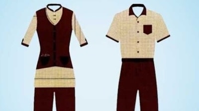 BJP leaders had alleged that the change of colour of school uniforms to green is being done after painting all schools and colleges green under the 5T school transformation programme. BJP leaders had alleged that the change of colour of school uniforms to green is being done after painting all schools and colleges green under the 5T school transformation programme.