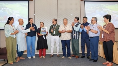 (L-R): Kanchana Weerakoon, Ashwani Khurana, Harsimran Shergill, Diki Bhutia, Prof Dr SN Mishra, Peepal Baba, Rakesh Mathur, Santosh Gupta , Anil Sood and Anu Khurana (L-R): Kanchana Weerakoon, Ashwani Khurana, Harsimran Shergill, Diki Bhutia, Prof Dr SN Mishra, Peepal Baba, Rakesh Mathur, Santosh Gupta , Anil Sood and Anu Khurana