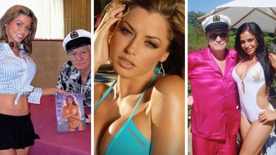 Former Playboy model Louise Glover, who once lived at Hugh Hefner's mansion, now lives in a tent (Instagram/ Louise Glover) Former Playboy model Louise Glover, who once lived at Hugh Hefner's mansion, now lives in a tent (Instagram/ Louise Glover)