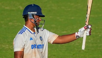 Vaibhav Suryavanshi celebrates his milestone against Australia U-19. (PTI) Vaibhav Suryavanshi celebrates his milestone against Australia U-19. (PTI)