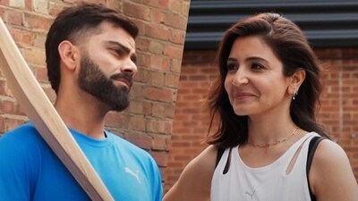 Virat Kohli and Anushka Sharma have shared a fun new video. Virat Kohli and Anushka Sharma have shared a fun new video.