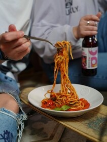 Having pasta may not be good for your weight loss journey. Having pasta may not be good for your weight loss journey.