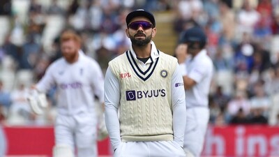India's Virat Kohli looks on during the fifth day of the fifth Test match between England and India at Edgbaston in Birmingham (AP) India's Virat Kohli looks on during the fifth day of the fifth Test match between England and India at Edgbaston in Birmingham (AP)