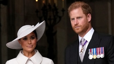 Harry lauded for ‘deflecting from the failures’ of professional endeavours with Meghan (AP Photo/Matt Dunham, Pool, File) (AP) Harry lauded for ‘deflecting from the failures’ of professional endeavours with Meghan (AP Photo/Matt Dunham, Pool, File) (AP)