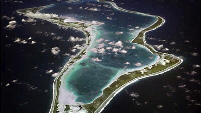 Diego Garcia’s strategic location allows the US and UK militaries to quickly access East Africa, West Asia and South and Southeast Asia. (AP via US Navy)