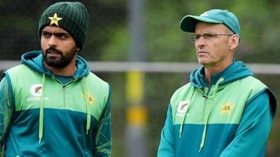 Babar Azam and head coach Gary Kirsten Babar Azam and head coach Gary Kirsten
