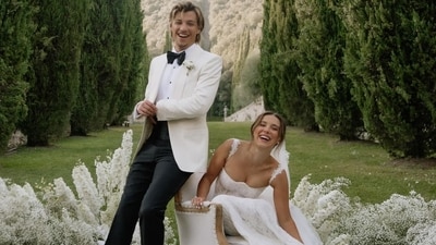 Millie Bobby Brown, 20, and Jake Bongiovi, 22, renewed their wedding vows for the second time at a lavish Italian ceremony four months after secretly tying the knot. (Instagram) Millie Bobby Brown, 20, and Jake Bongiovi, 22, renewed their wedding vows for the second time at a lavish Italian ceremony four months after secretly tying the knot. (Instagram)