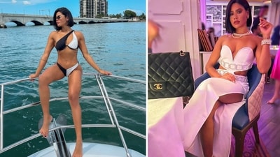 Brazilian model Adriana Vieira's body was found floating in water in Miami last week. (Instagram/@adrianavieiraof)