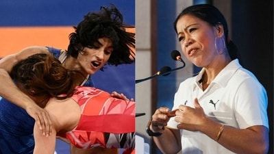 Mary Kom took a dig at Vinesh Phogat. Mary Kom took a dig at Vinesh Phogat.