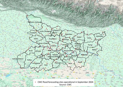 CWC flood forecasting sites (Abhishek Jha ) CWC flood forecasting sites (Abhishek Jha )