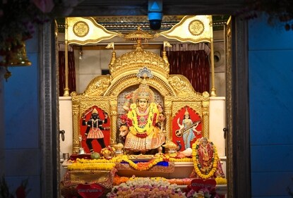 The Jhandewalan Temple in New Delhi. (Photo by Sanchit Khanna/ Hindustan Times) (Hindustan Times)