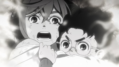 Momo and Okarun's characters were voiced by Shion Wakayama and Natsuki Hanae respectively. (Crunchyroll)