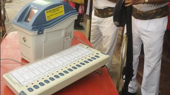 The Kalayat assembly constituency is all set for a multi-cornered contest with prominent candidates from the BJP, Congress, AAP and INLD locking horns, all from the Jat community that dominates the seat. The entry of at least three party rebels contesting as Independents has also made the contest tough. (HT File)