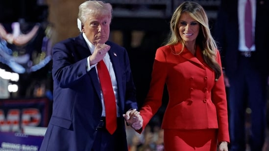 Donald Trump urges people to buy Melania's memoir if they are ‘ready for the truth’ (Photo by KAMIL KRZACZYNSKI / AFP) (AFP)