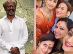 Rajinikanth was discharged from the hospital on Thursday, both his daughters prayed for his well-being.