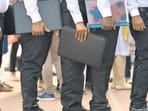  IIT Mandi Director Prof Laxmidhar Behera said that students often turn down job offers when they see their peers getting higher pay packages. (Sanchit Khanna/HT PHOTO)
