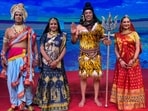 Vindu Dara Singh and other actors on the opening day of Ayodhya Ki Ram Leela Vindu Dara Singh and other actors on the opening day of Ayodhya Ki Ram Leela