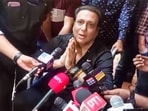 Actor Govinda spoke to media after getting discharged. Actor Govinda spoke to media after getting discharged.