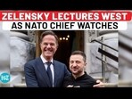 ZELENSKY LECTURES WEST AS NATO CHIEF WATCHES ZELENSKY LECTURES WEST AS NATO CHIEF WATCHES