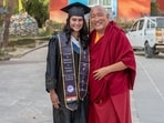Dr. Pinki Haryan with Therchin Gyaltsen (Jamyang), Director of Tong-Len Charitable Trust. Dr. Pinki Haryan with Therchin Gyaltsen (Jamyang), Director of Tong-Len Charitable Trust.