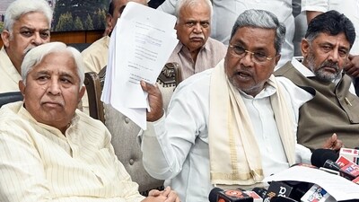 Karnataka Chief Minister Siddaramaiah is facing scrutiny in connection with his alleged involvement in the MUDA land allotment scam case. (ANI Photo) (Savitha)