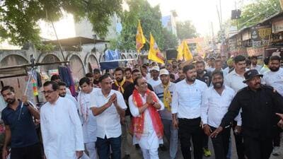 According to political experts, Chauhan is a strong contender since he has been working hard to establish himself in the region. (HT photo) According to political experts, Chauhan is a strong contender since he has been working hard to establish himself in the region. (HT photo)