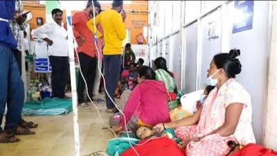 The Udupi district health officer said strains of "waterborne pathogen salmonella bacillary" were found in the water supplied to two wards. (HT Photo/For representation) The Udupi district health officer said strains of "waterborne pathogen salmonella bacillary" were found in the water supplied to two wards. (HT Photo/For representation)
